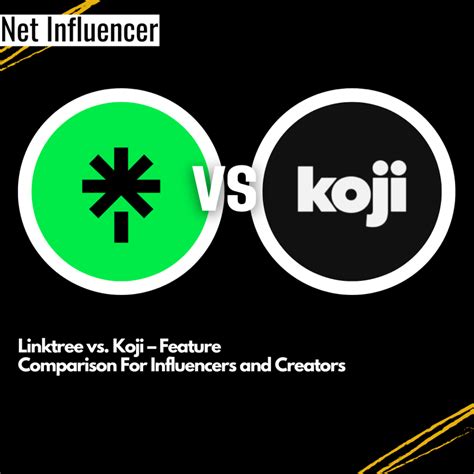 Linktree vs Koji — Feature Comparison for creators and Influencers